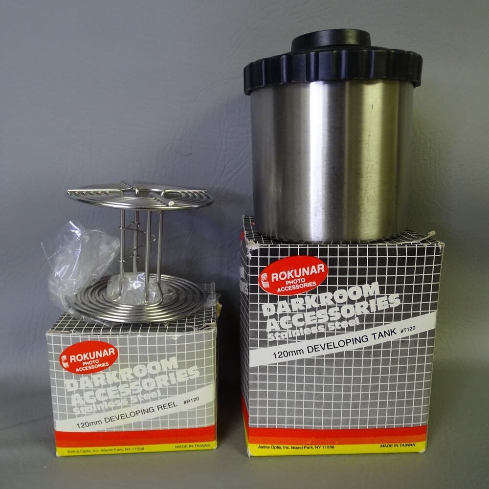 Rokunar Photo Darkroom Accessories 120mm Developing Tank 120mm Developing Reel